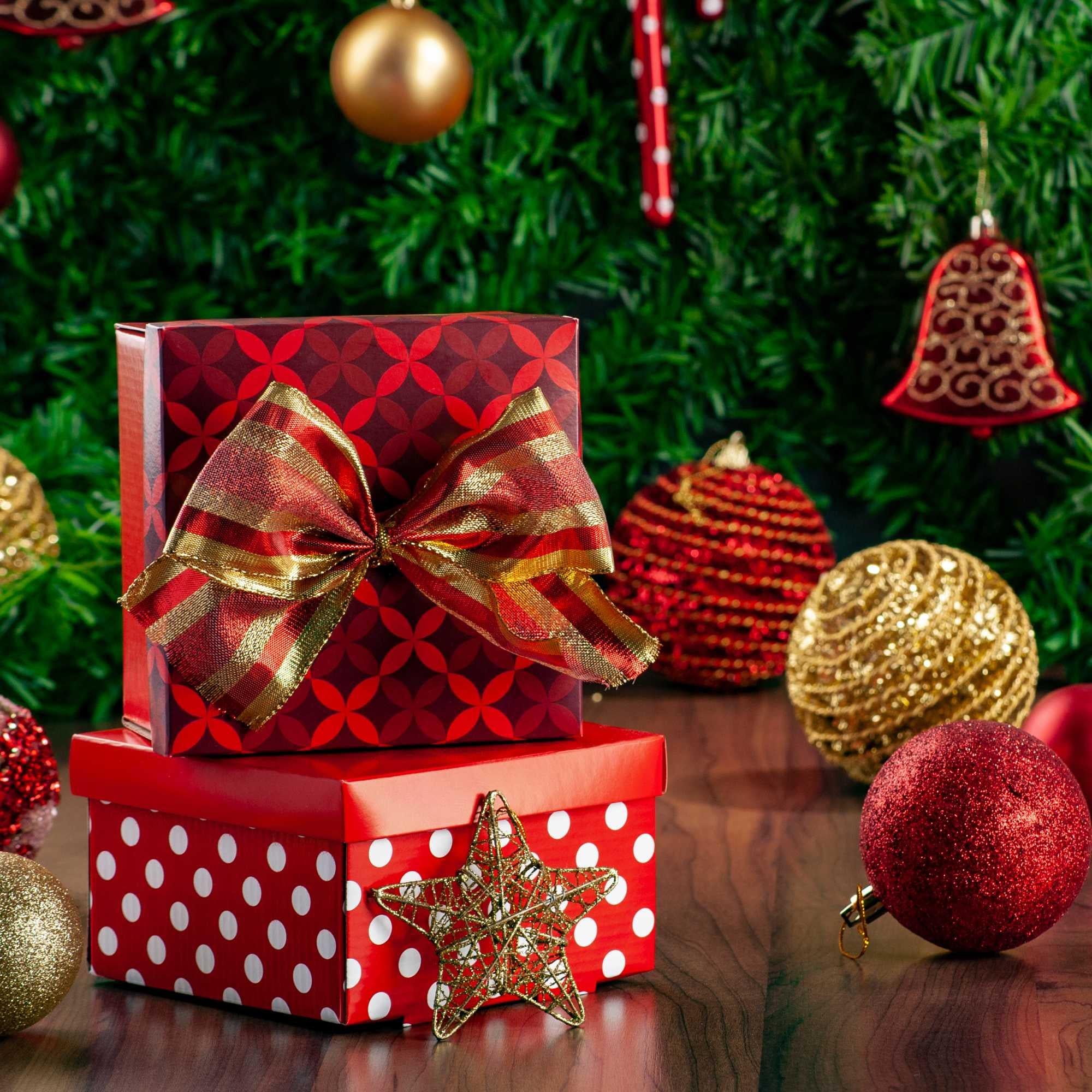 Christmas Collection Image with gift boxes 